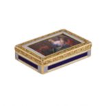 Snuffbox in gold and enamel, Augustin-André Egen, Paris, 1798-1809