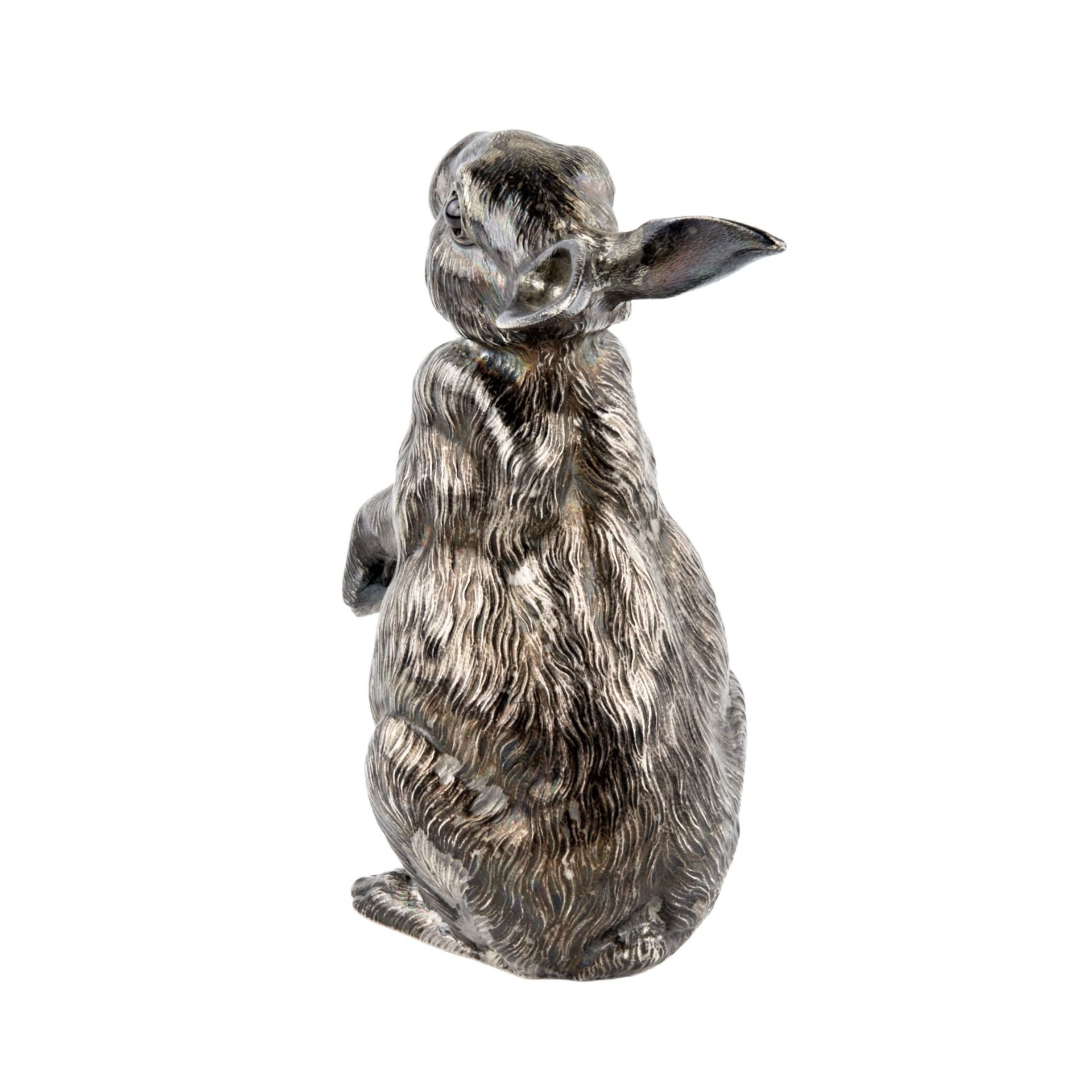 Silver figure, hare-bell 84 assay value. Faberge. Y. Rappoport. At the turn of 1900. - Bild 3 aus 8