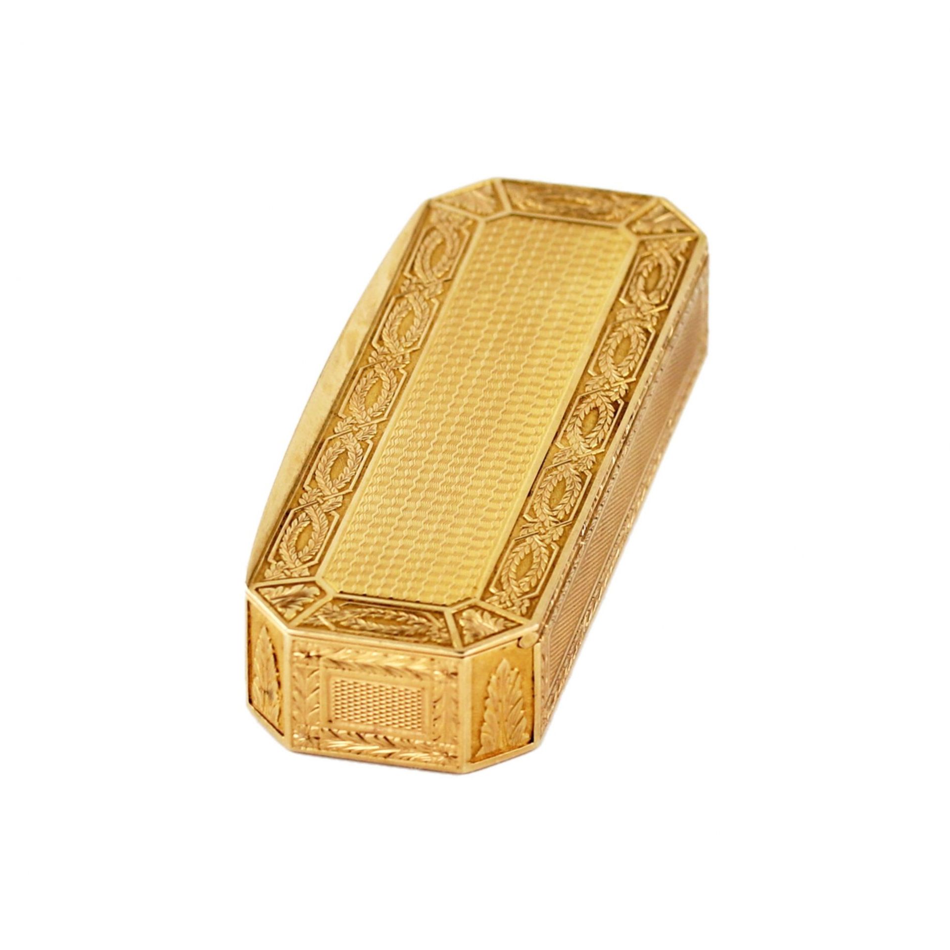 19th century French gold toothpick case. - Bild 3 aus 8