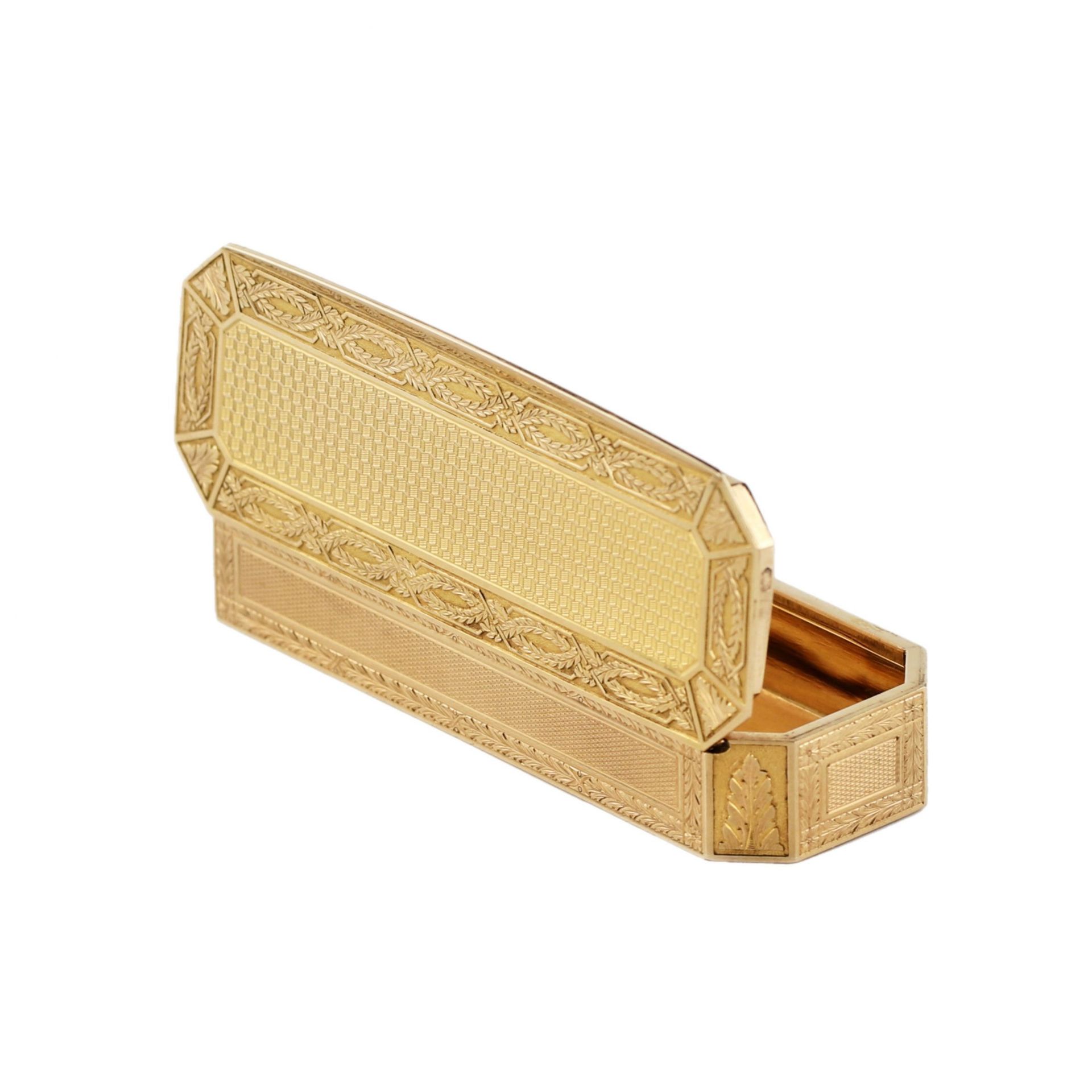 19th century French gold toothpick case. - Bild 6 aus 8