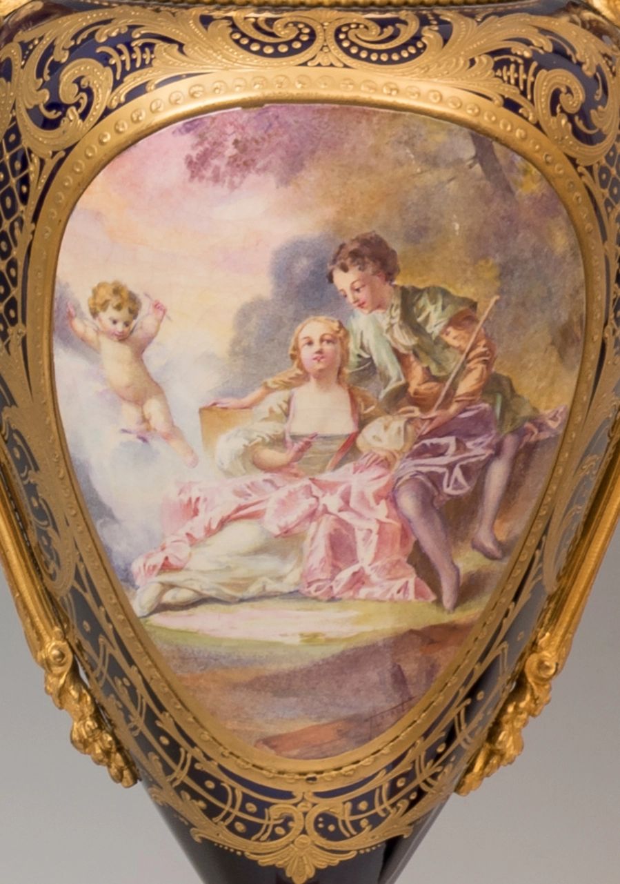 Sevres Porcelain set 19th century. - Image 8 of 8