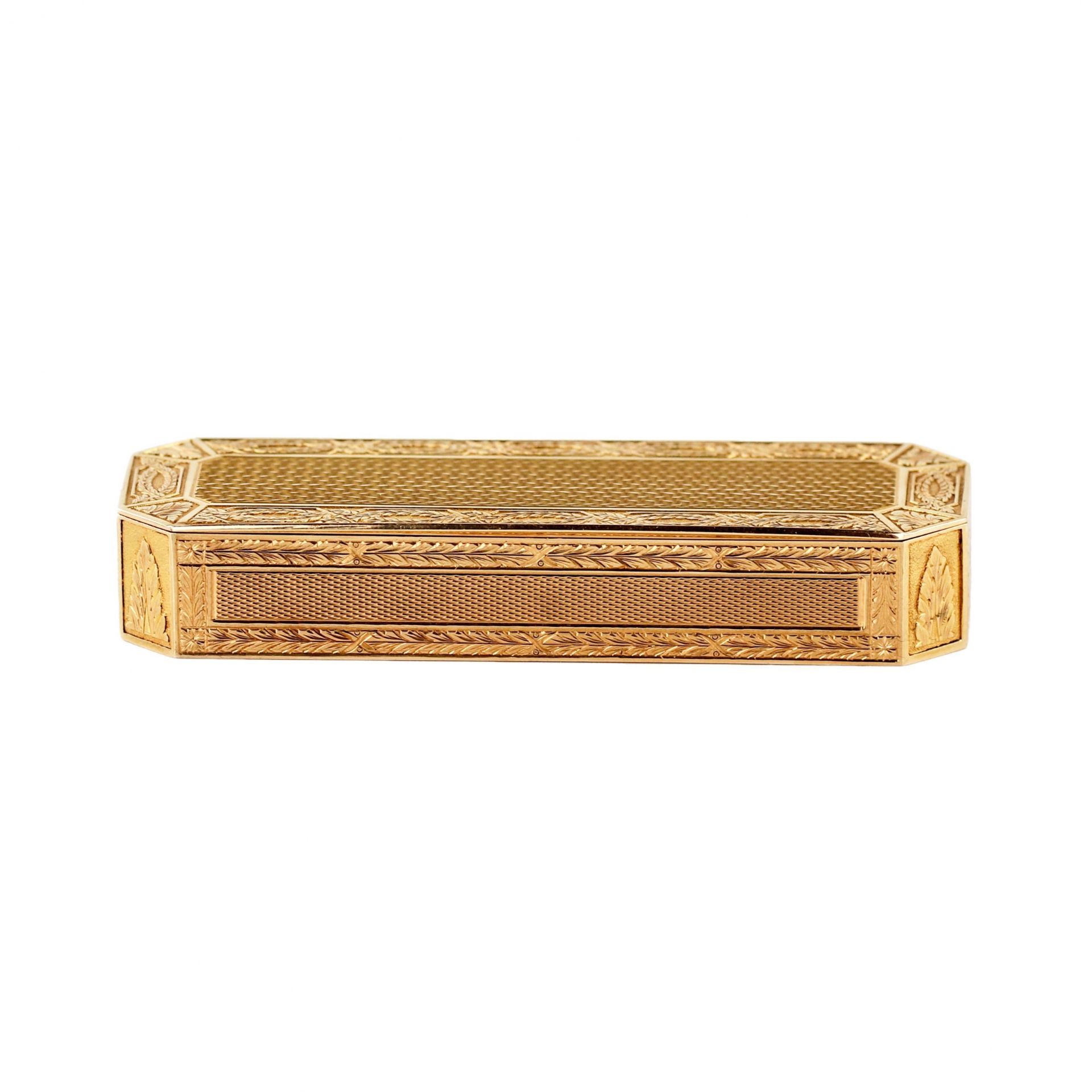 19th century French gold toothpick case. - Bild 2 aus 8