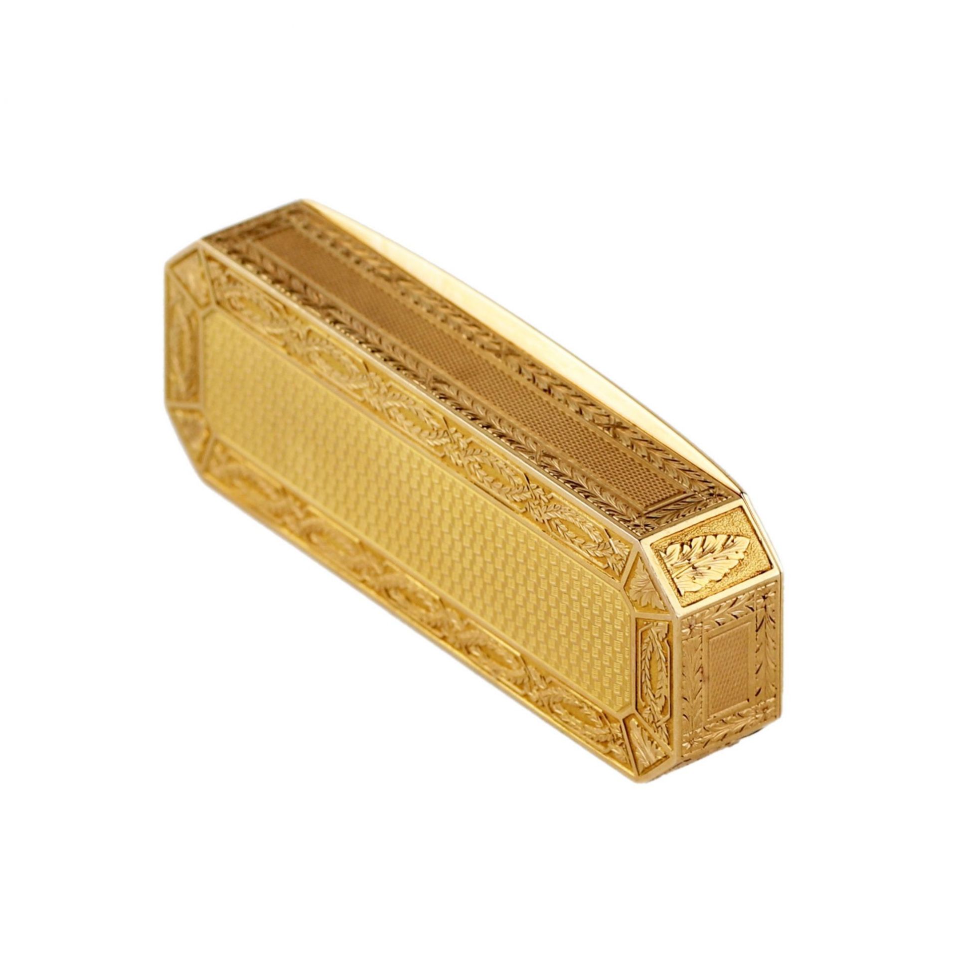 19th century French gold toothpick case. - Bild 4 aus 8