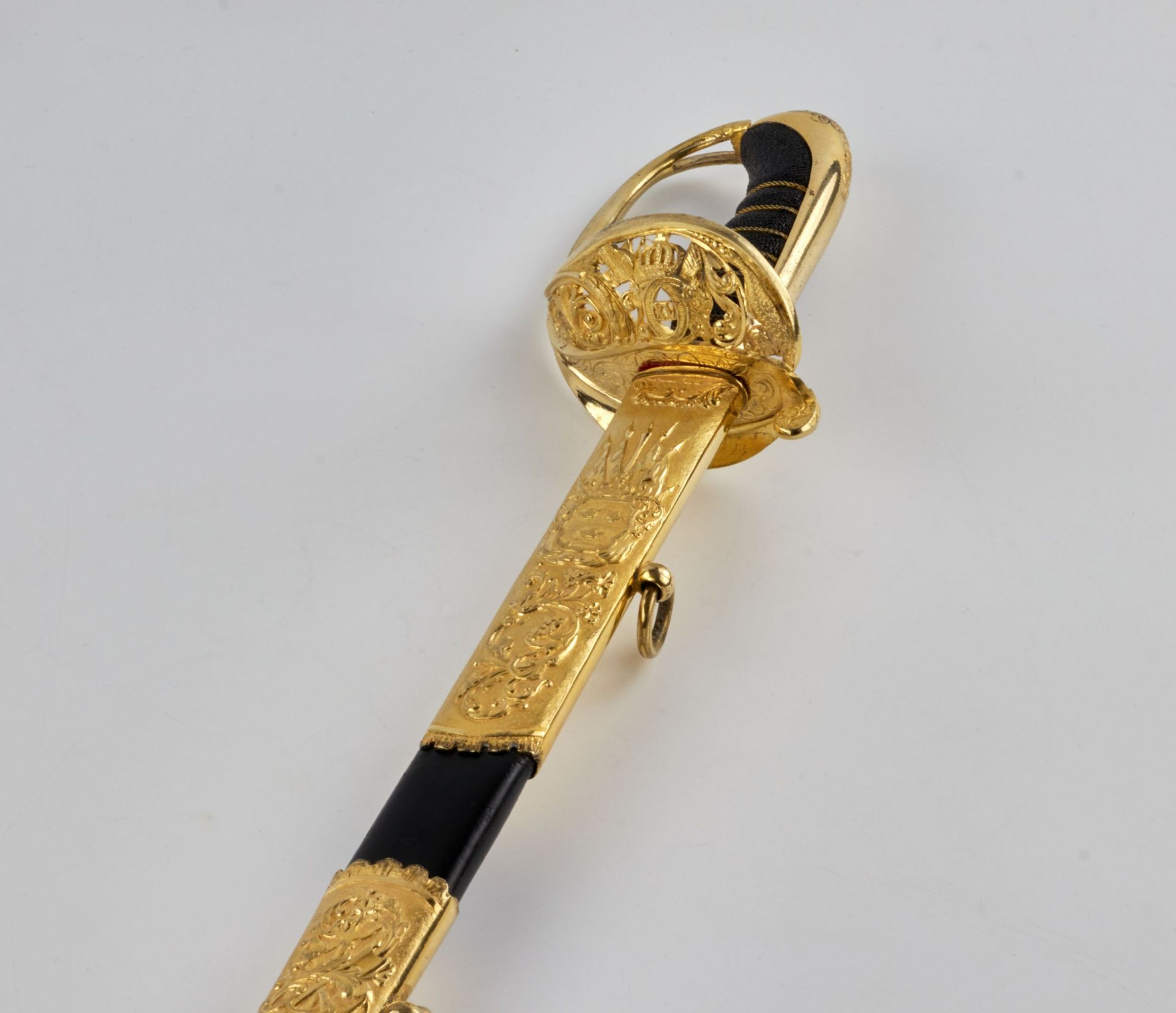 Saber of a Swedish naval officer, second half of the 19th century. - Image 6 of 8