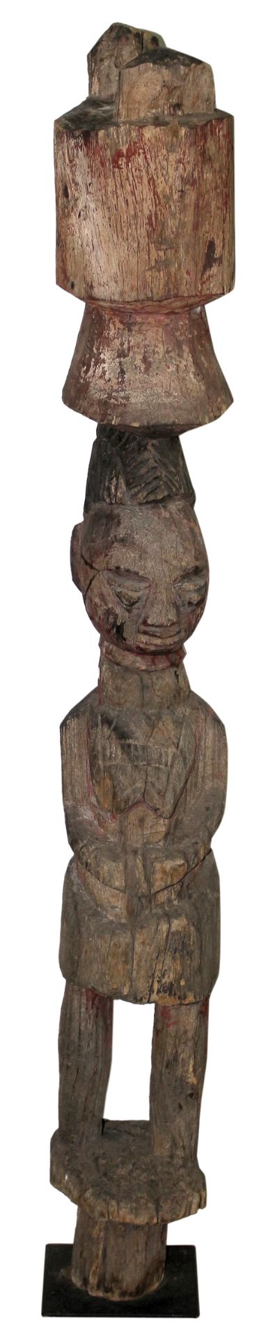 Yoruba Nigeria Pfostenfigur.