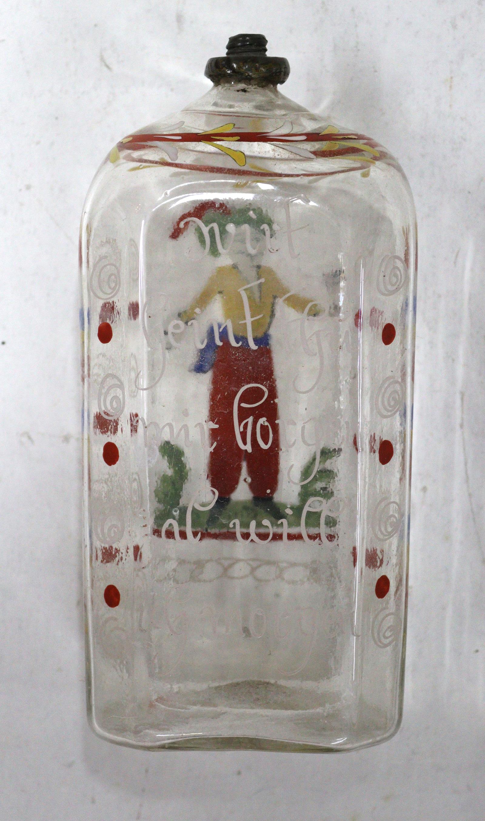 Schnapsflasche 18.Jh. - Image 2 of 2