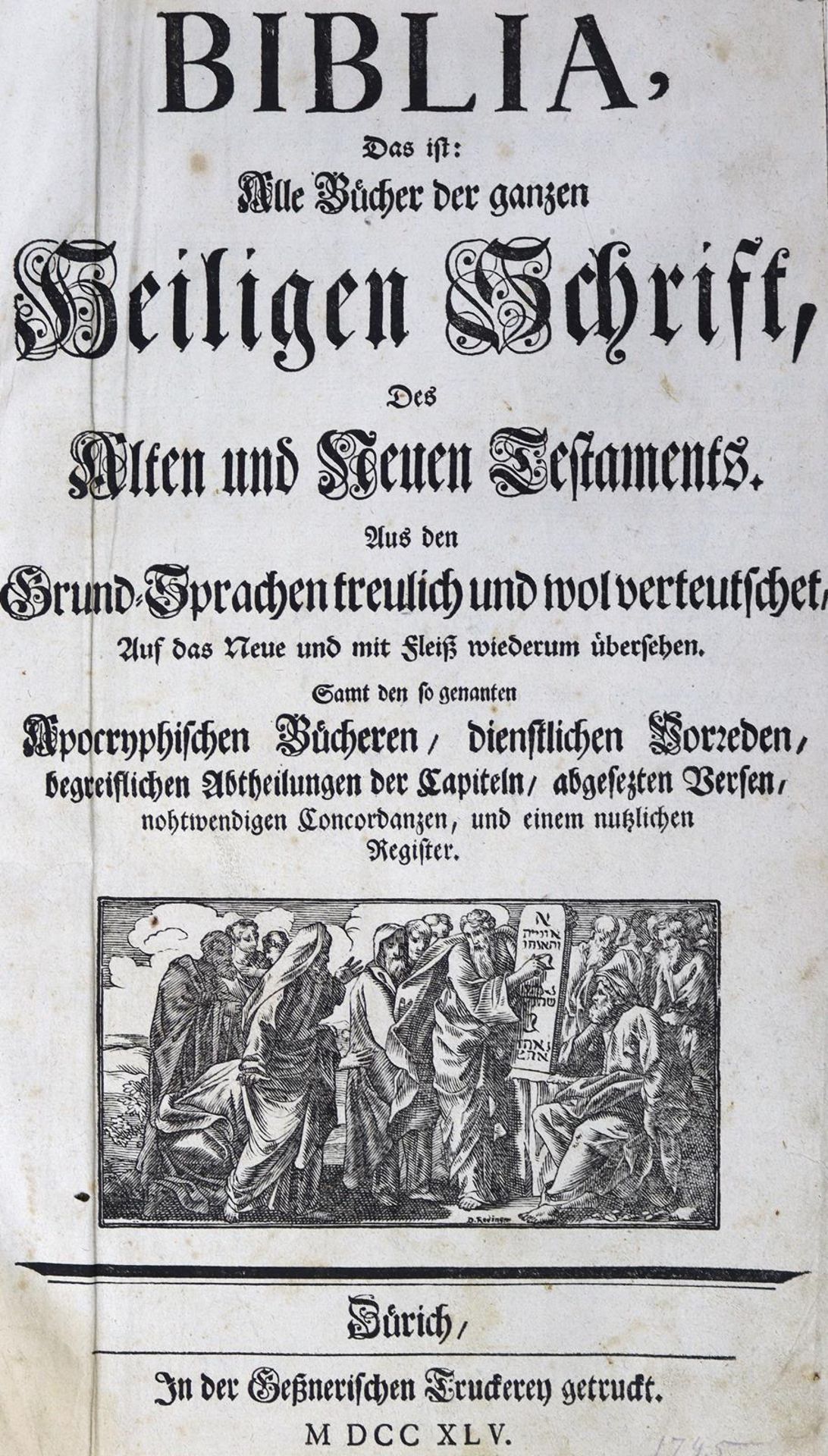 Biblia germanica. - Bild 2 aus 2
