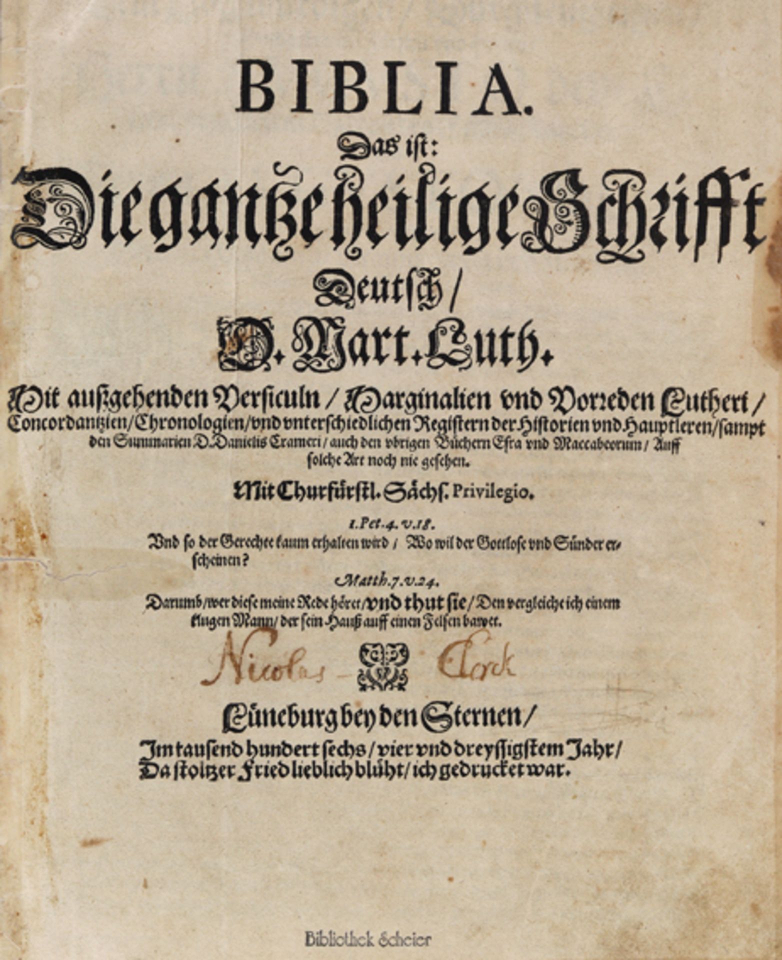 Biblia germanica.