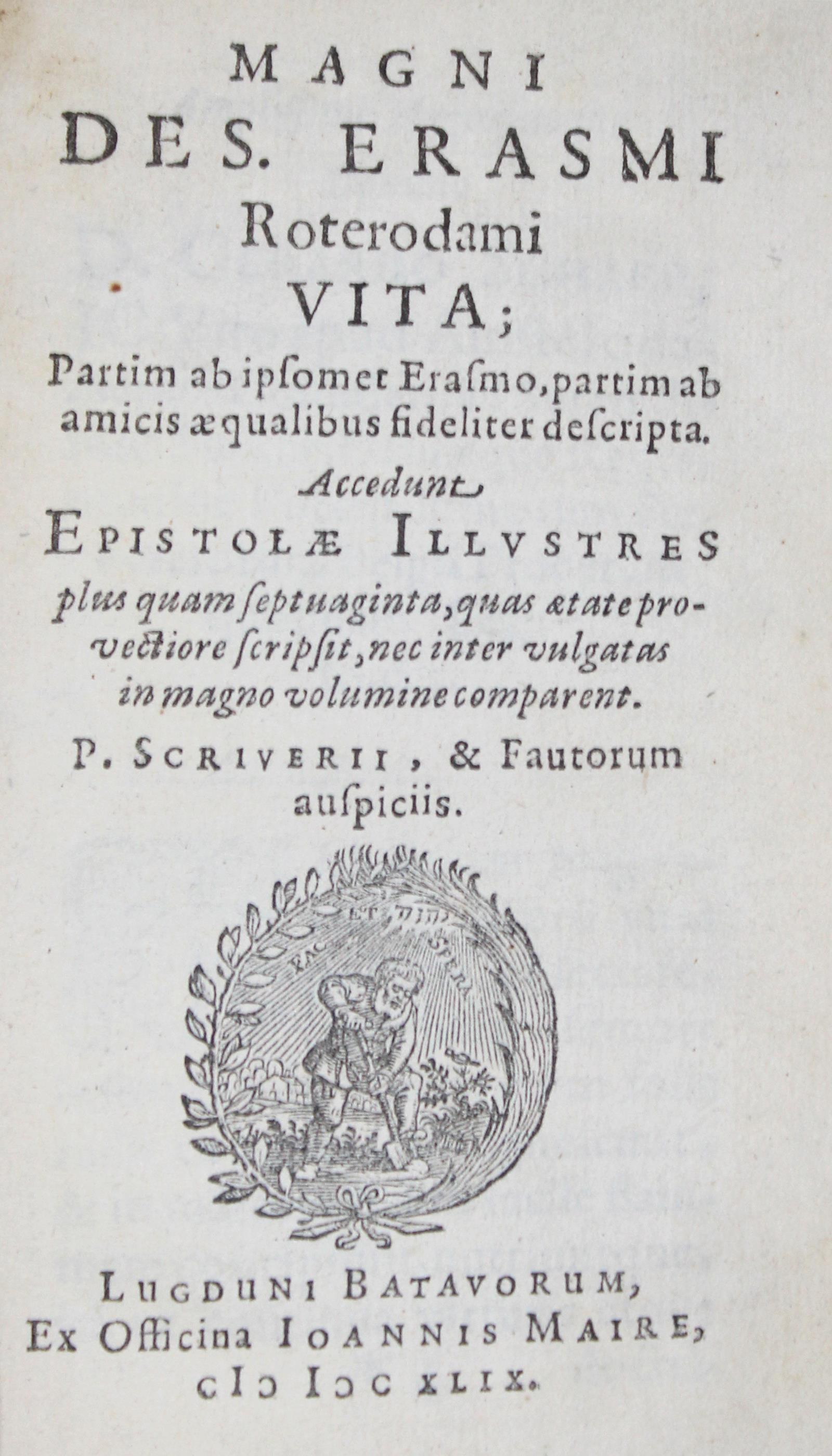 Erasmus von Rotterdam,D.
