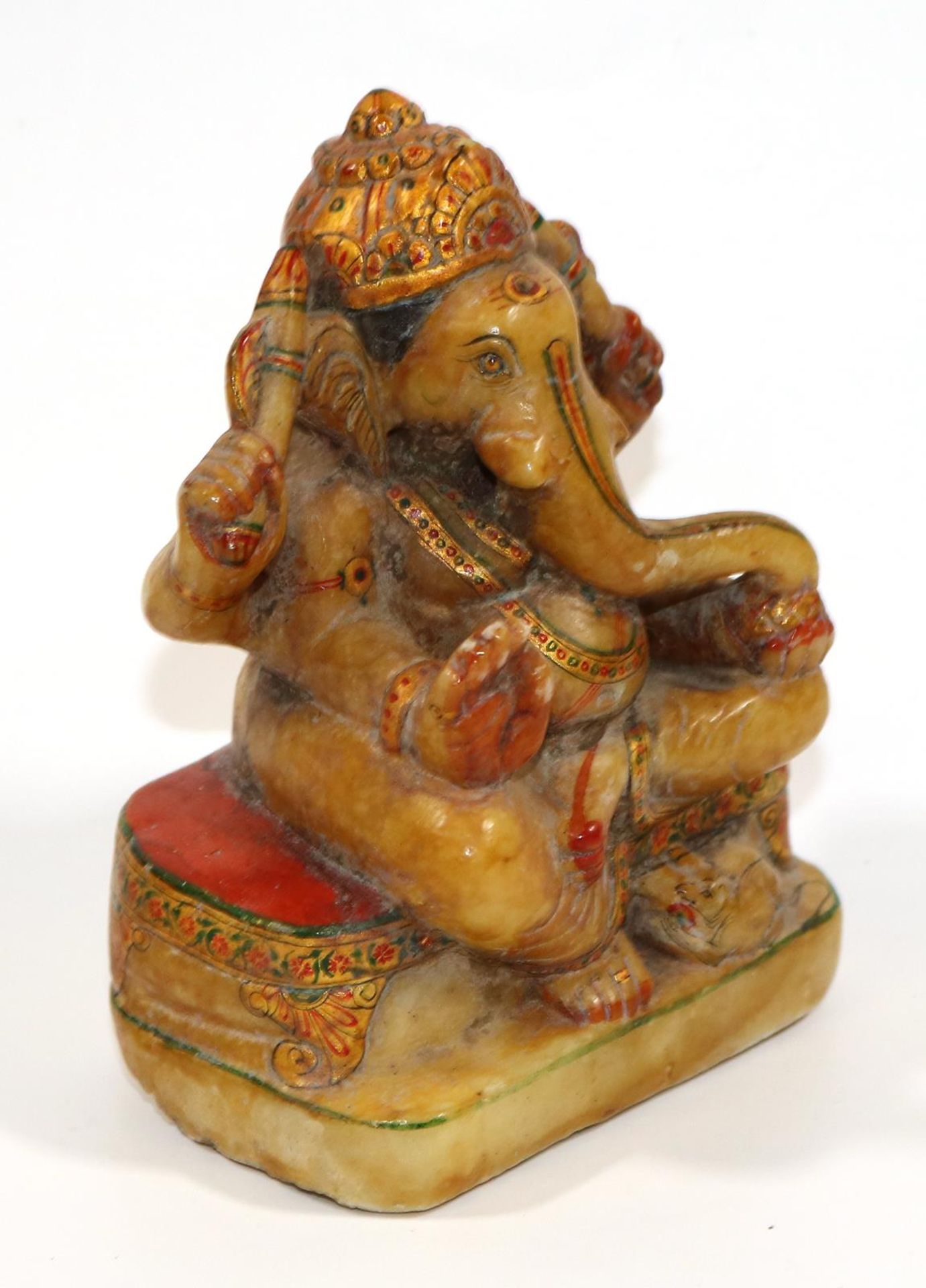 Ganesha prächtige Marmorfigur - Bild 2 aus 4