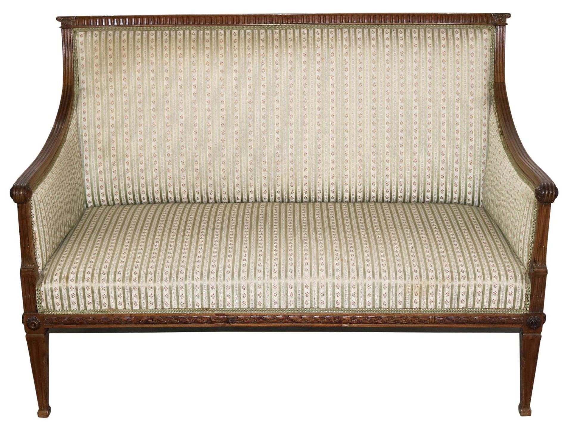 Sofa im Louis Seize.