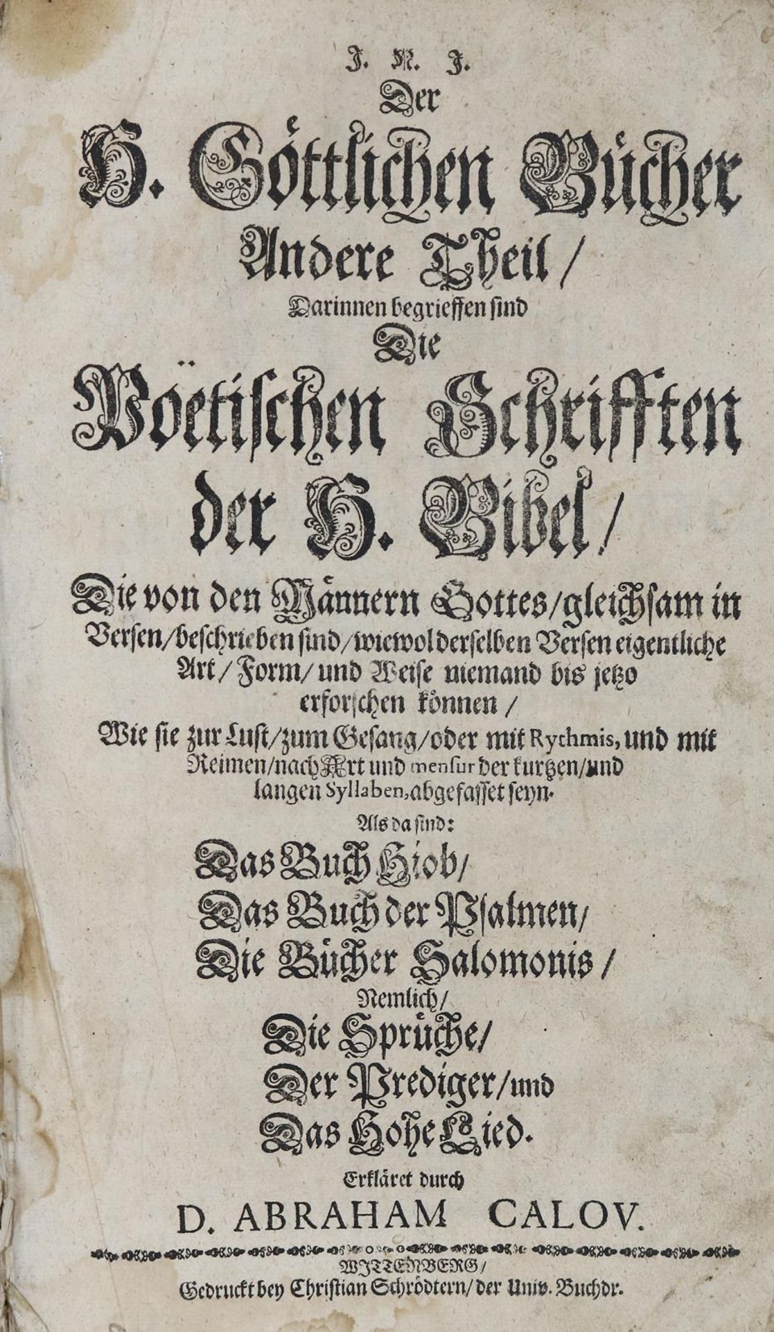 Biblia germanica. - Bild 2 aus 2