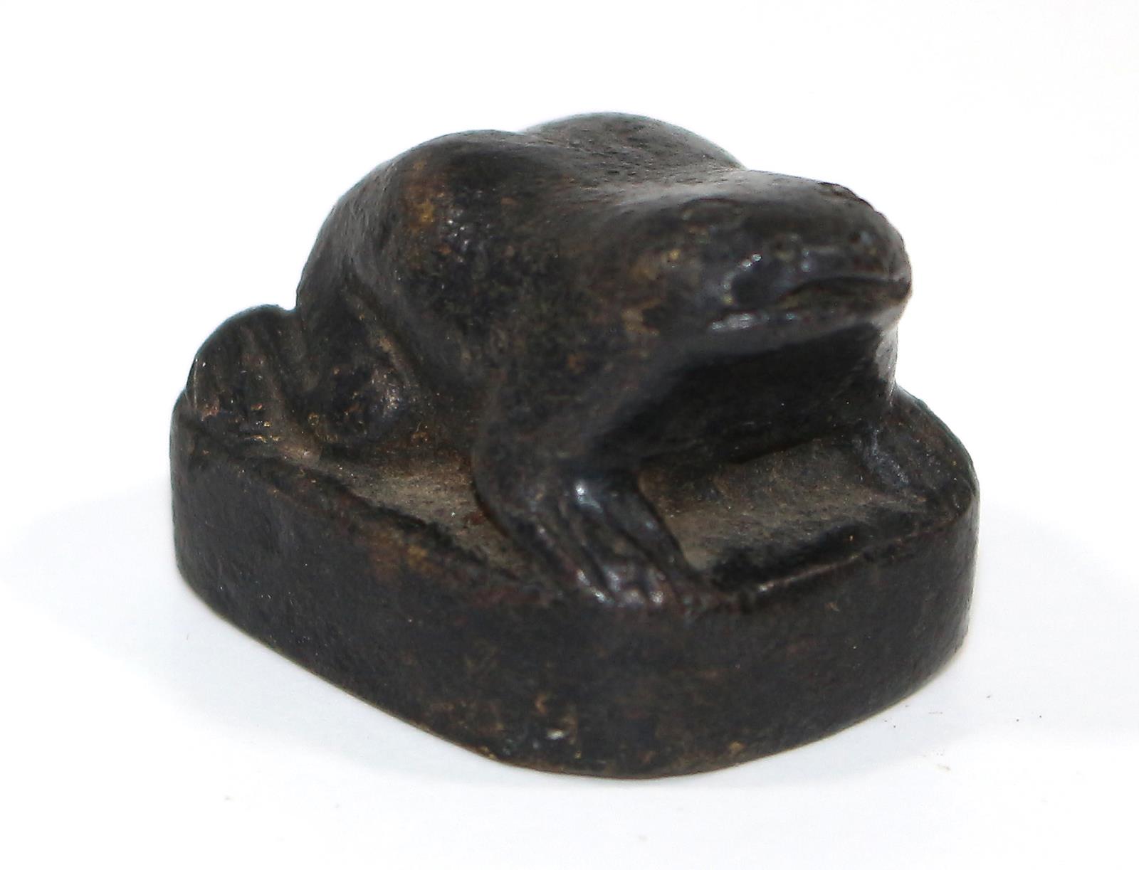 Frosch, Bronze, Japan Edo Periode - Image 2 of 2