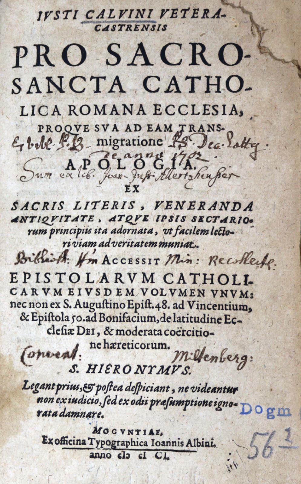 Calvinus (Baronius),J. (d.i. J.Kahl).