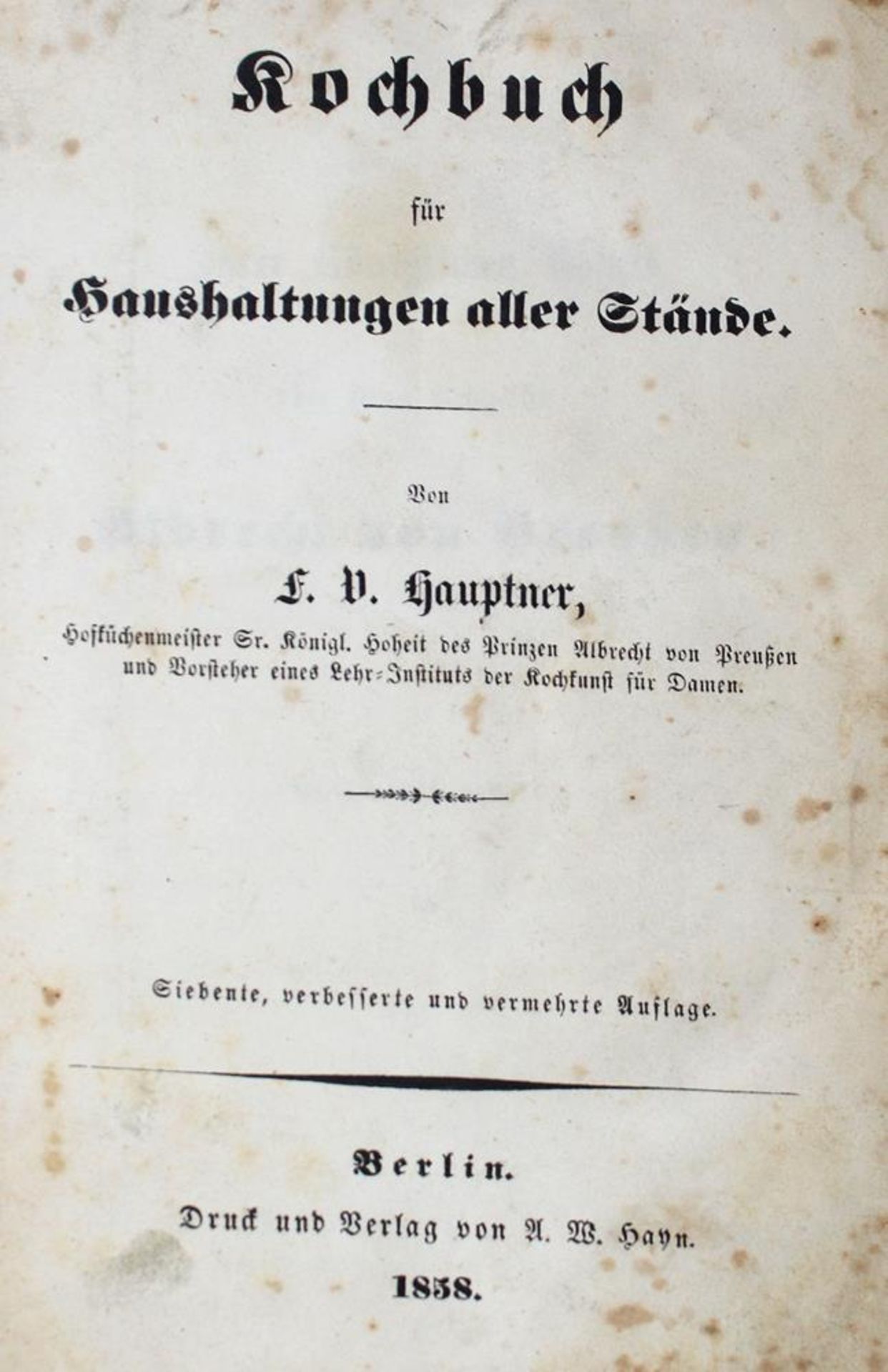 Hauptner,F.v.