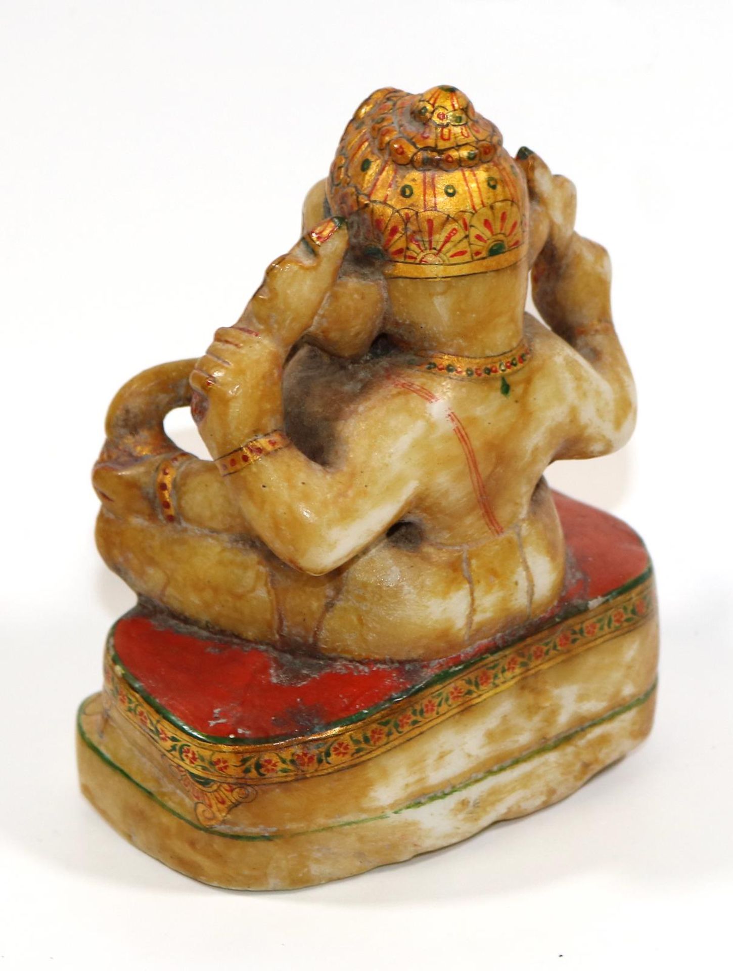 Ganesha prächtige Marmorfigur - Bild 3 aus 4