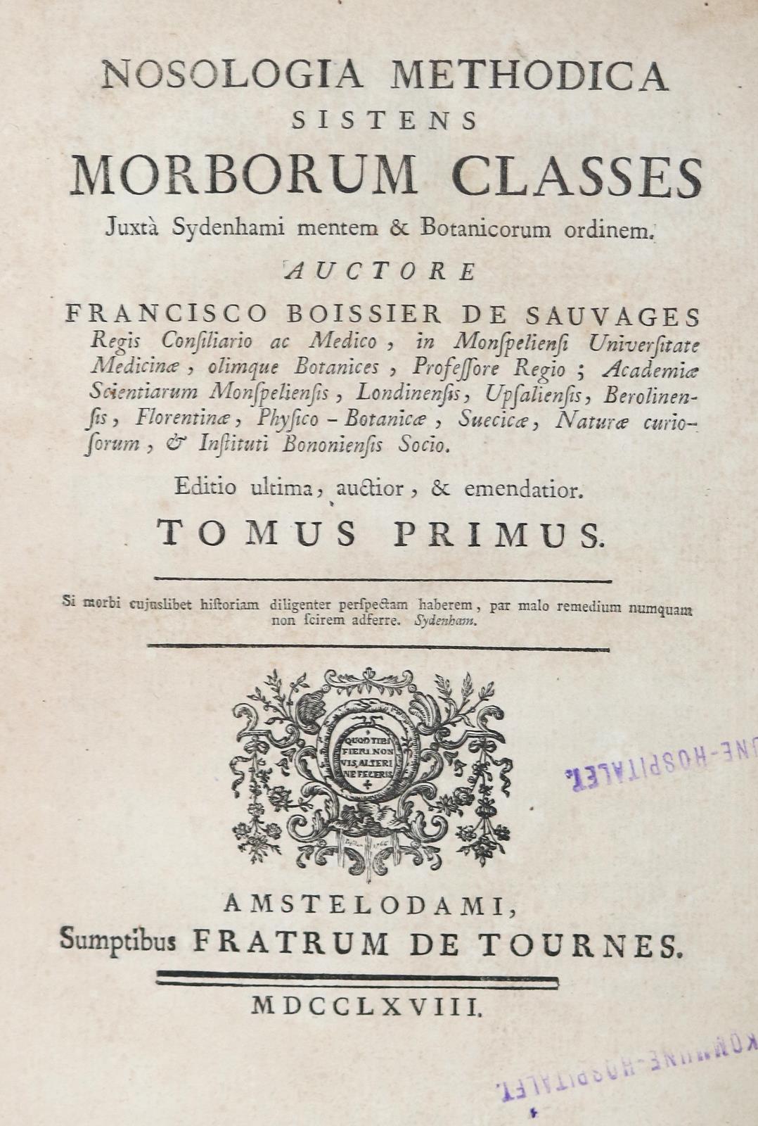 Sauvages (de la Croix),F.Boissier de.