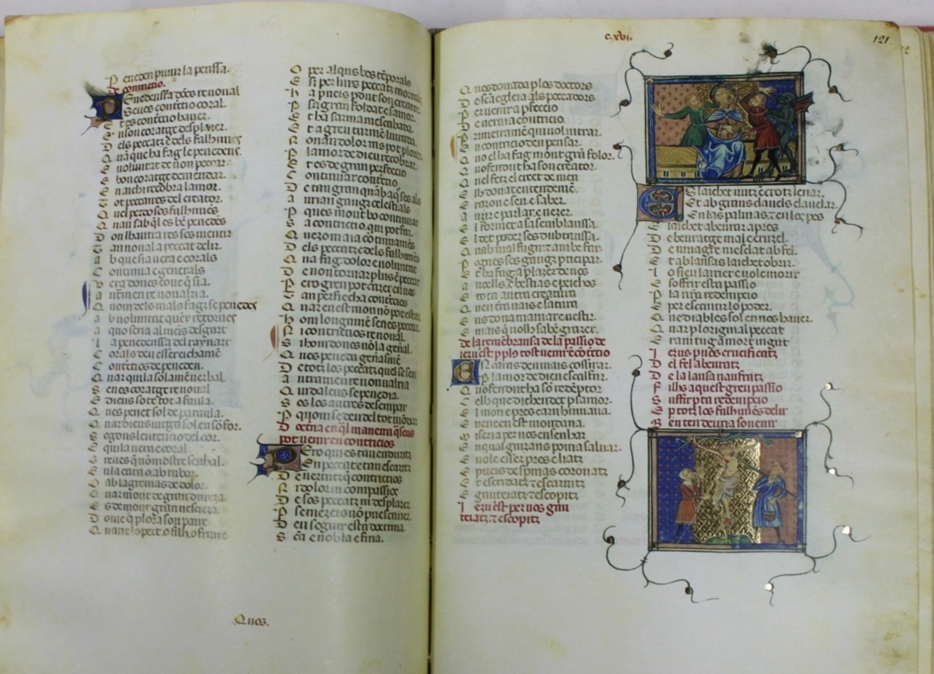 Faksimileausgabe. Ermengaud, Matfre. Breviari d´Amour, aus der Zeit von 1288 bis 1320. Faksimile der - Image 2 of 2