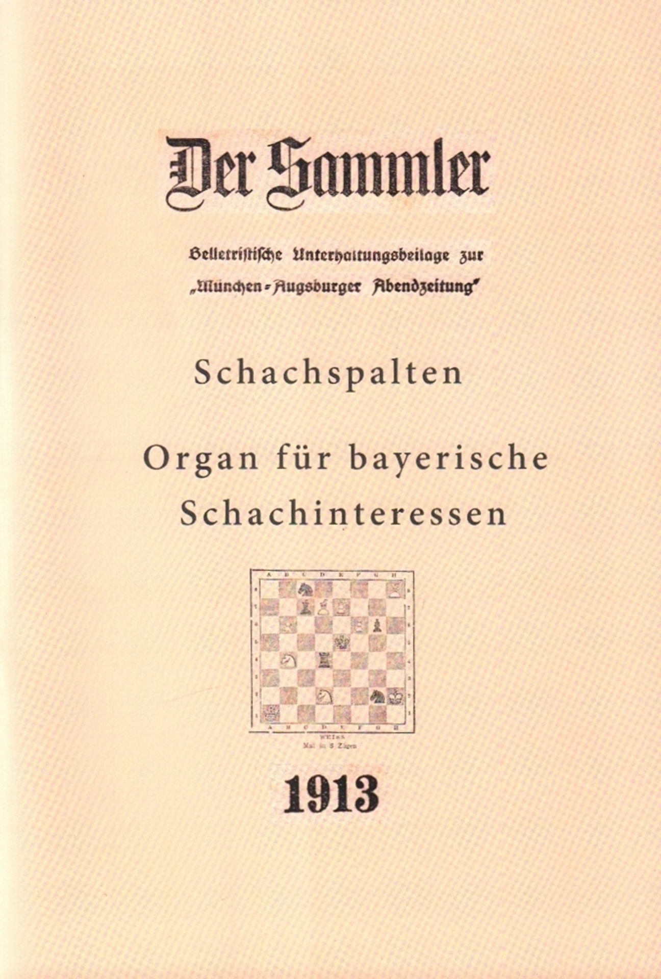 Der Sammler. Belletristische Unterhaltungsbeilage zur " München - Augsburger Abendzeitung ".