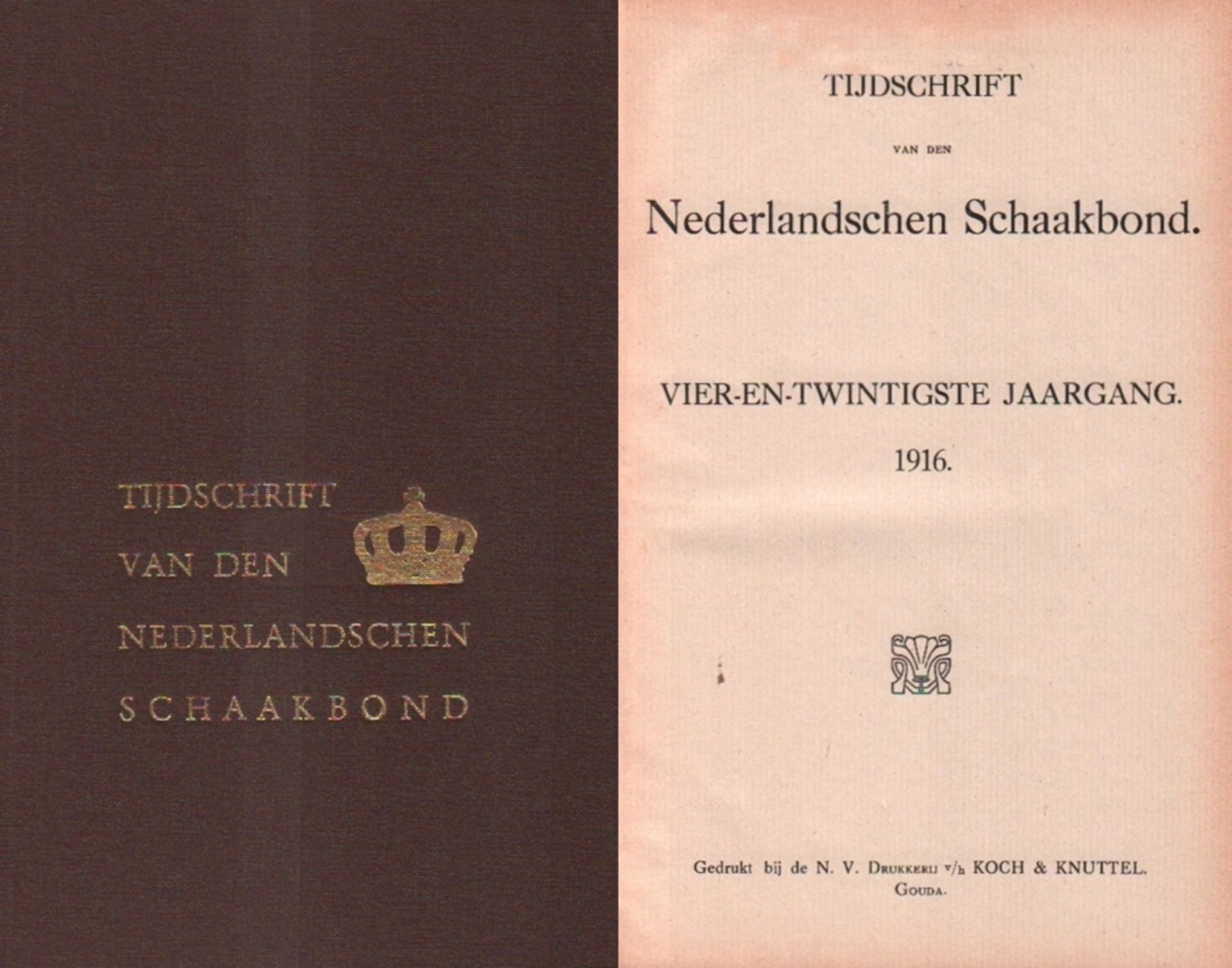 Tijdschrift van den Nederlandschen Schaakbond. Hoofdredacteur: W. A. T. Schelfhout. 24. Jahrgang