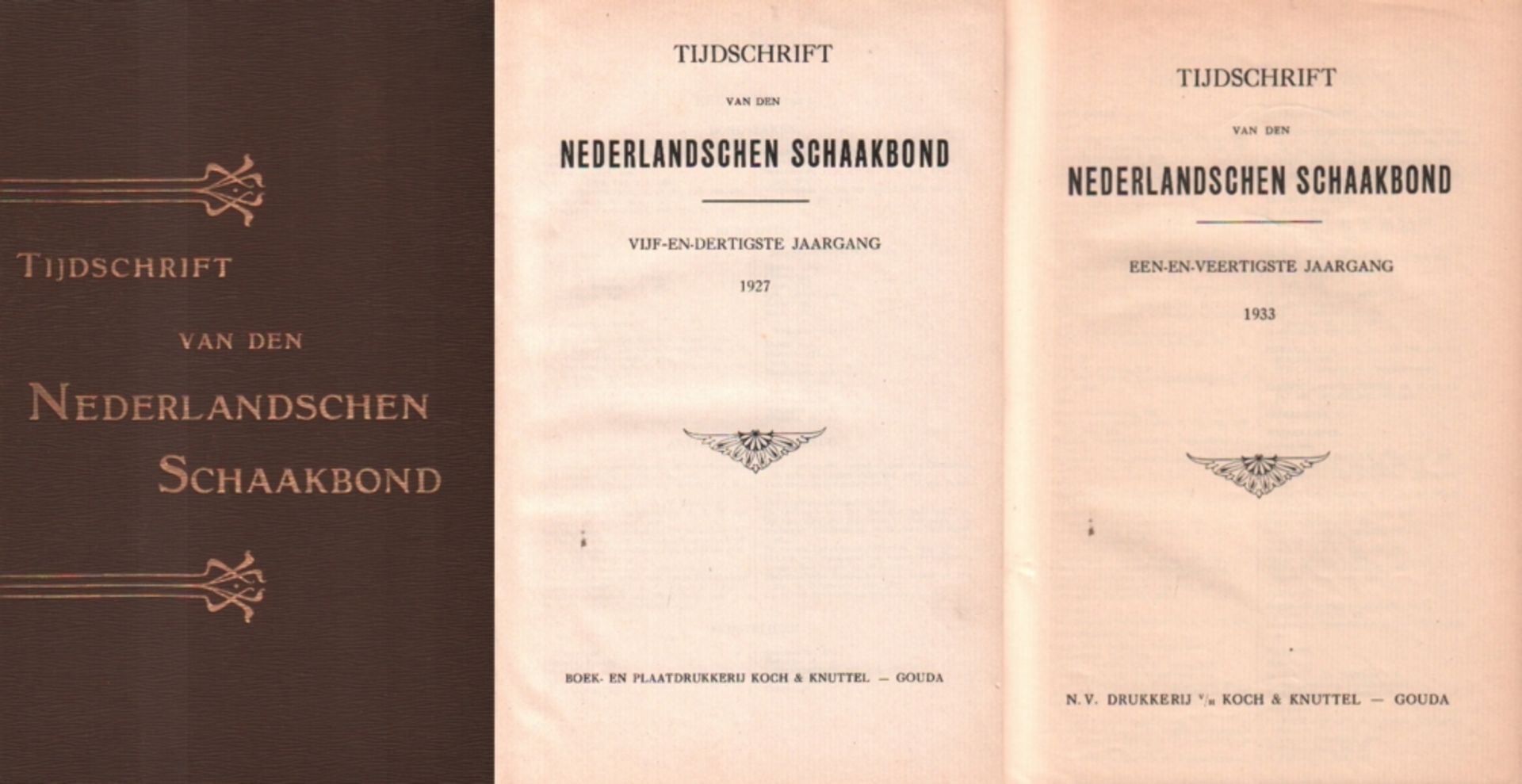 Tijdschrift van den Nederlandschen Schaakbond. Hoofdredacteur: H. Strick van Linschoten, M. Euwe und