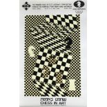 Plakat. Haifa 1976. 3 farbige Plakate zur Ausstellung „Chess in Art“ vom 23. Oktober bis 19.