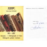 Stere, Marian. RO - ABC. Romania - A Bibliography of Chess. Bibliografia sahului romanese. Bukarest,