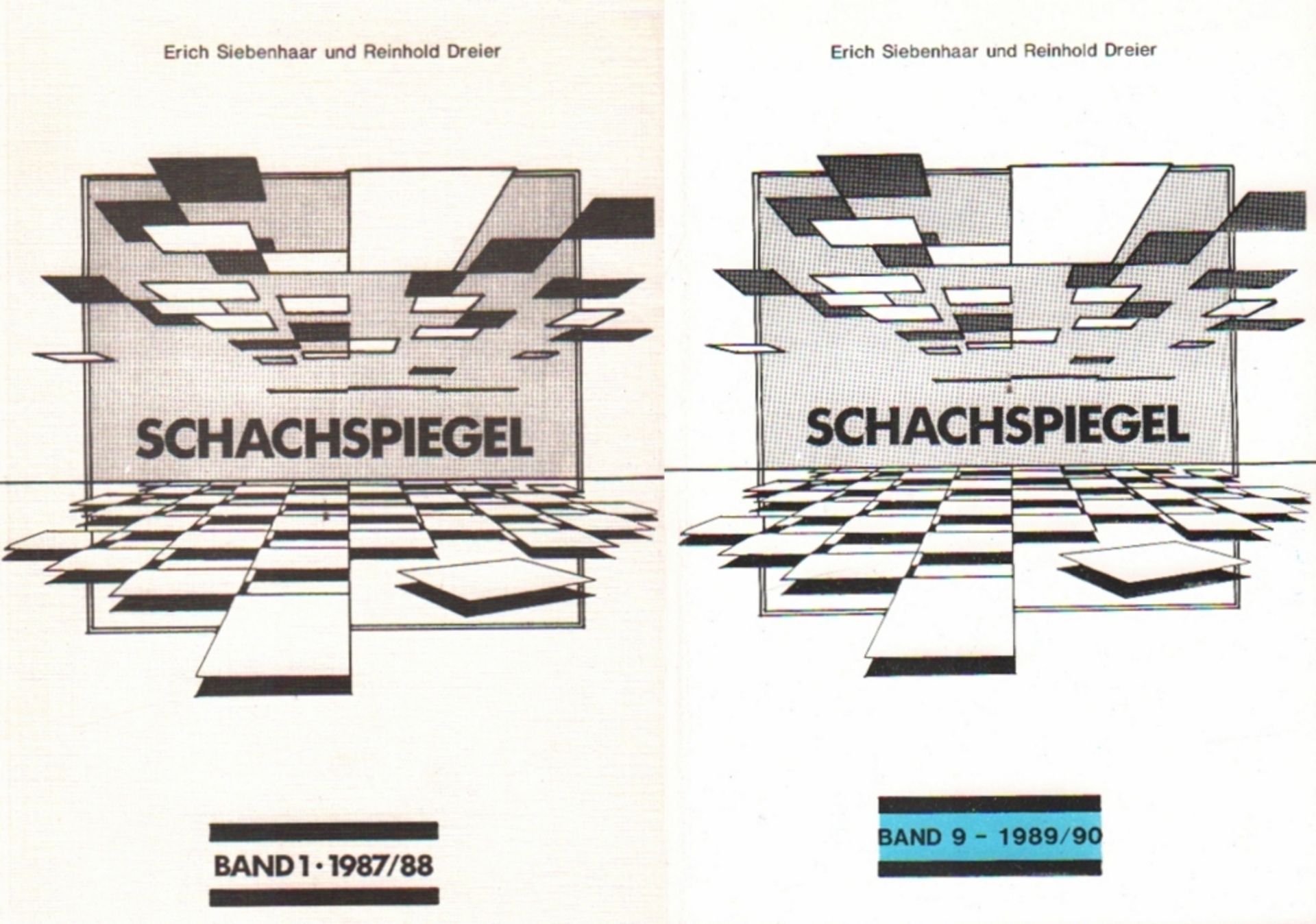 Siebenhaar, Erich und Reinhold Dreier. Schachspiegel. 9 Bände. Mannheim, Selbstverlag, ca. 1988 -