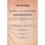 Cessolis - Ammenhausen. Vetter, Ferdinand. Neue Mittheilungen aus Konrads von Ammenhausen