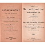 Bachmann, Ludwig. Geistreiche Schachpartien alter und neuer Zeit. Eine Sammlung elegant und fein