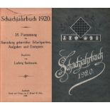 Bachmann, Ludwig. Schachjahrbuch 1920. 35. Fortsetzung der Sammlung geistreicher Schachpartien ...