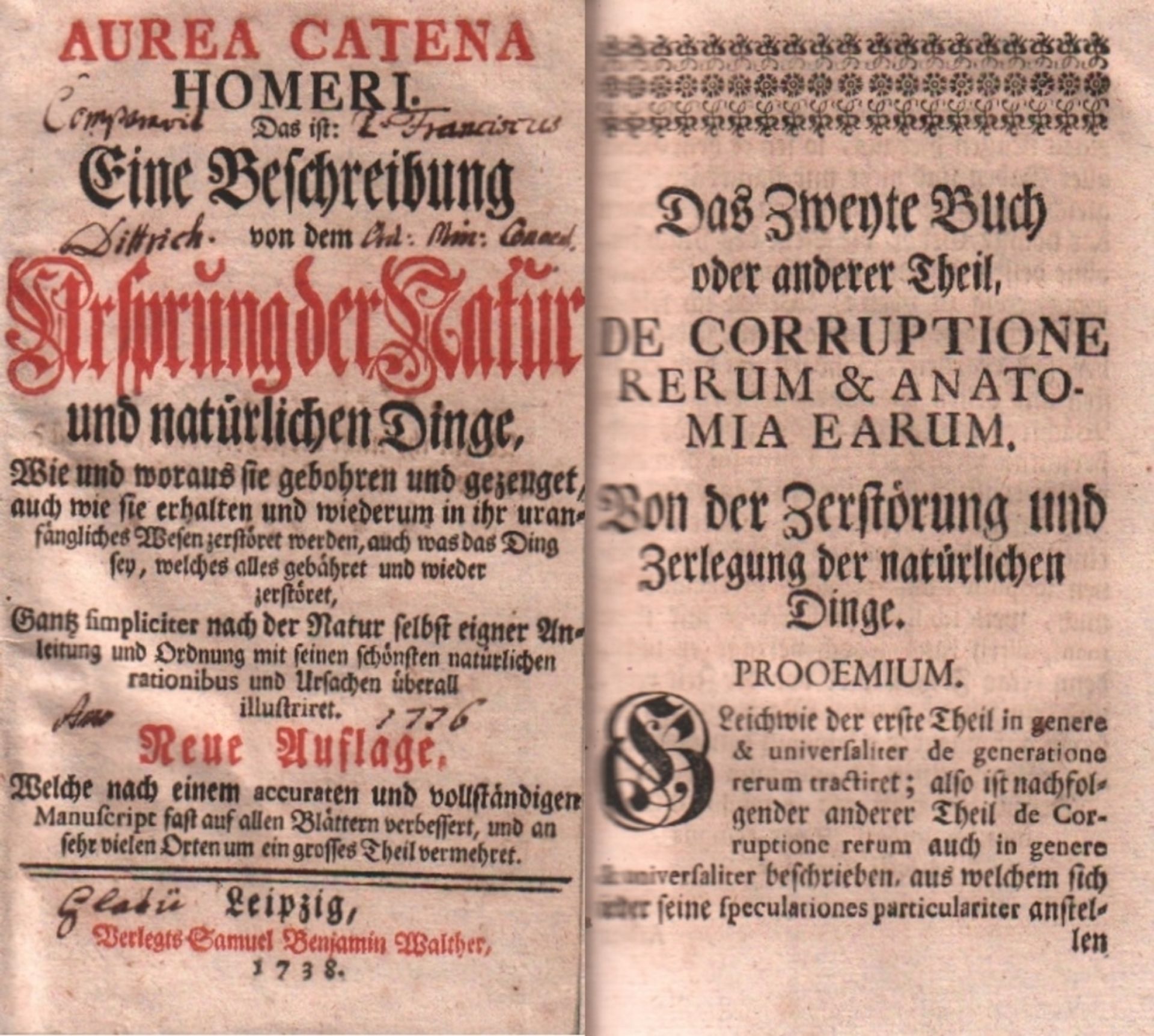 Bergbau. Henckel, Johann Friedrich. Pyritulogia., oder Kieß - Historie, Als des vornehmsten