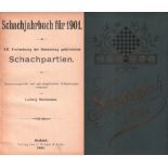 Bachmann, Ludwig. Schachjahrbuch für 1901. XII. Fortsetzung der Sammlung geistreicher Schachpartien.