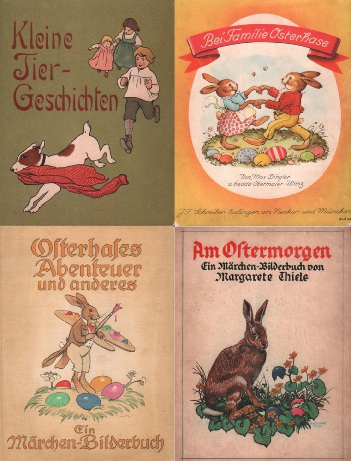 Kinderbuch. Stuttgarter Verlage. Zusammenstellung von vier Kinderbüchern, aus den Jahren 1930 -