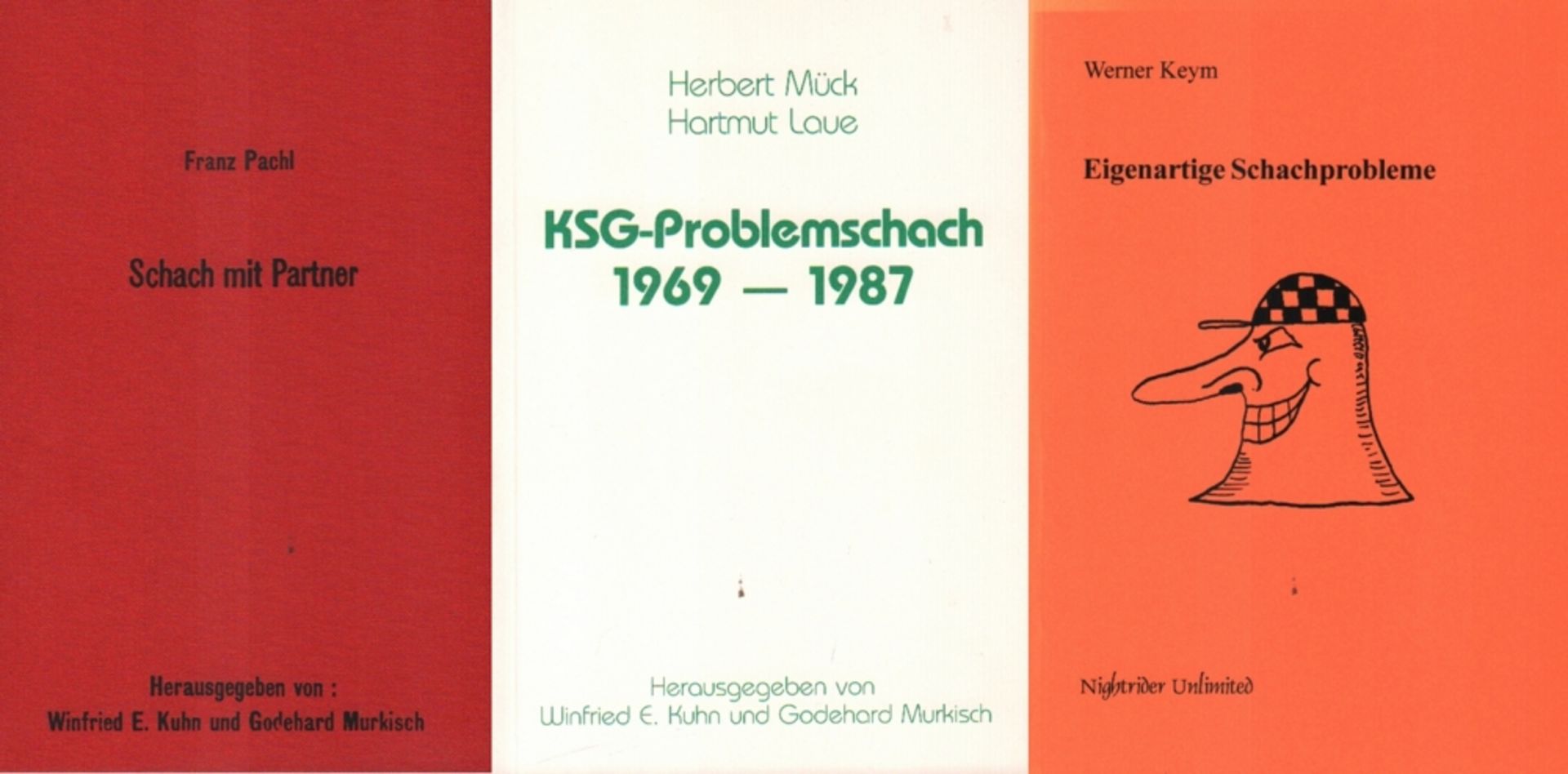 Pachl, Franz. Schach mit Partner. Göttingen und Lüneburg, Selbstverlag, 1999. 8°. Mit Textabb. und