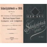 Bachmann, Ludwig. Schachjahrbuch für 1910. II. Teil. XXV. Fortsetzung der Sammlung geistreicher