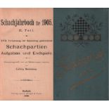 Bachmann, Ludwig. Schachjahrbuch für 1905. II. Teil. XVII. Fortsetzung der Sammlung geistreicher