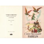 Kinderbuch. Tiergeschichten nacherzählt aus den berühmten Fabeln des Dichter La Fontaine. 2 Bände.