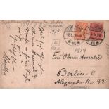 Lasker, Martha. Postalisch gelaufene Postkarte mit eigenhändig geschriebenem Text in deutscher