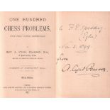 Pearson, A. Cyril. One hundred chess problems. 3rd Edition. London, Civil Service Printing and