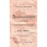 Bilguer, P. R. (Paul Rudolph) v. Zur Theorie des Schachspiels. Das Zweispringerspiel im Nachzuge.