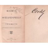 Bilguer, P(aul) R(udolph) v. Handbuch des Schachspiels. 6. durchgehends verbesserte und vermehrte