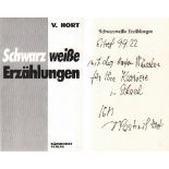 Hort, Vlastimil. Schwarzweiße Erzählungen. Köln, Bärenhort, 1989. 8°. Mit 6 Textzeichnungen. 235
