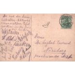 Berlin 1910. Postalisch gelaufene Postkarte aus dem Jahr 1910 mit kurzem Gruss an Siegbert