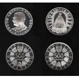 Münzen. Österreich. Silbermünze. 500 Schilling. 825 Jahre Mariazell. 1982. Vorderseite: Magna