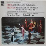 Schallplatte. Bliss: Checkmate (ballet suite). Britten: Matinées musicales Soirée musicales.