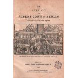 Cohn. 208 Katalog von Albert Cohn in Berlin. Schach und andere Spiele. Berlin, Cohn, 1896. 8°. 29