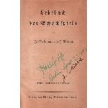 Dufresne, J(ean), und J(acques) Mieses. Lehrbuch des Schachspiels. 11., verbesserte Auflage.