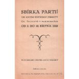 Pardubice 1923. Pokorný, Amos. (Hrsg.) Sbírka partií VIII. sjezdu ústredný jednoty csl. sachistu v