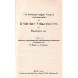 Magdeburg 1927. Holzhausen, W. v. Der fünfundzwanzigste Kongress (Jubiläums - Kongress) des